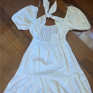 Elodie Cream Textured Fabric